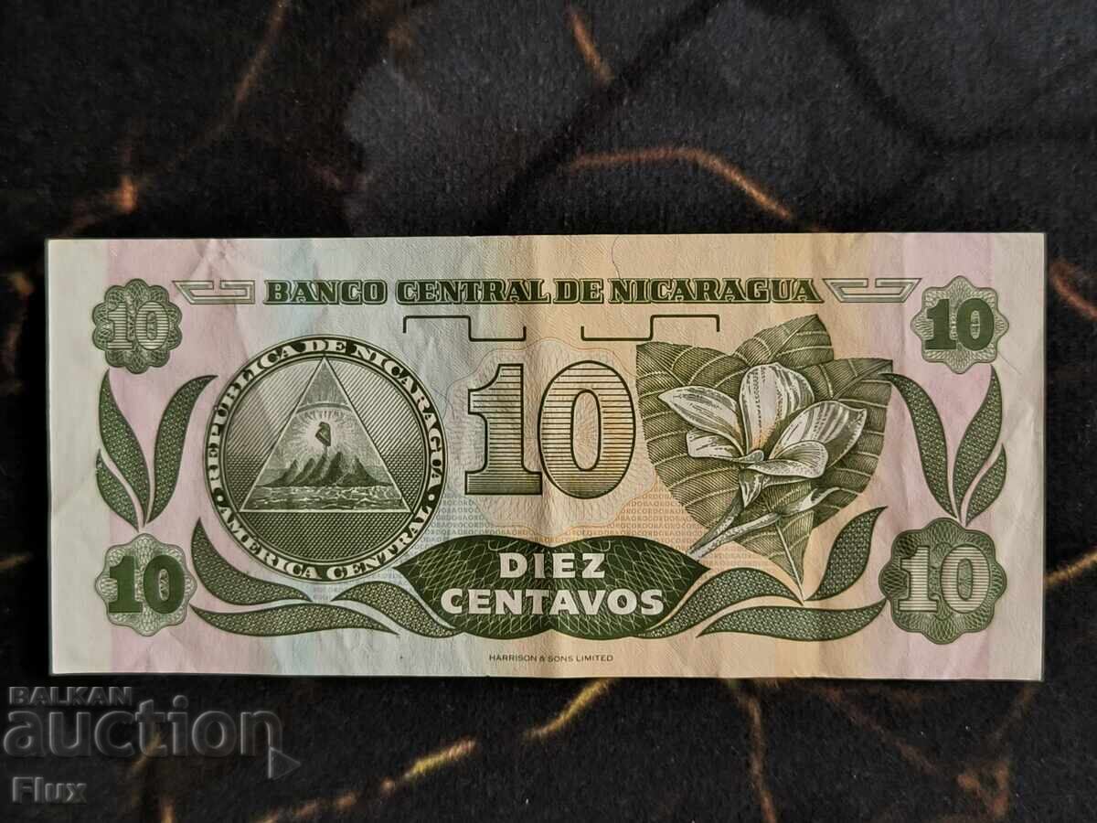 Bancnotă - Nicaragua - 10 córdoba | 1991 cu preț € 4.25 | 8.31 BGN