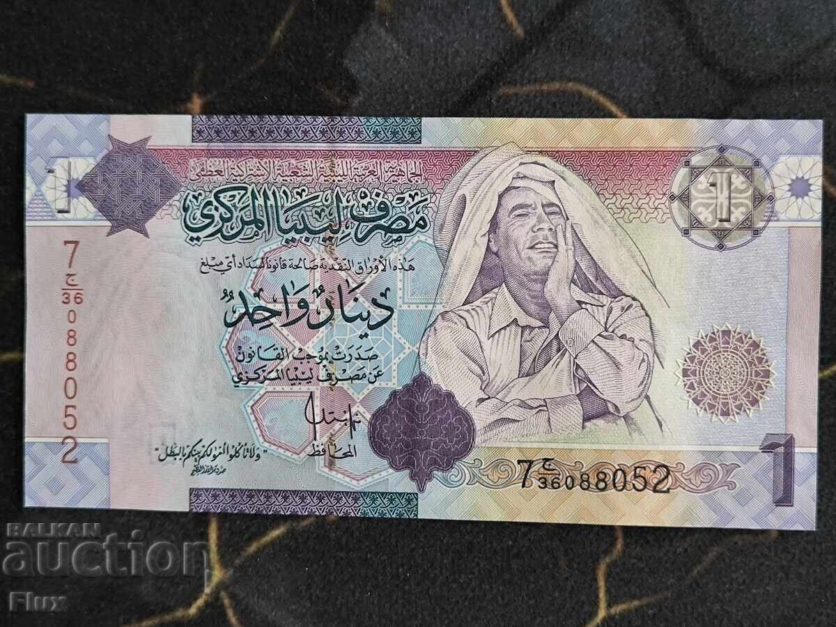 Bancnota - Libia - 1 dinar UNC | 2009