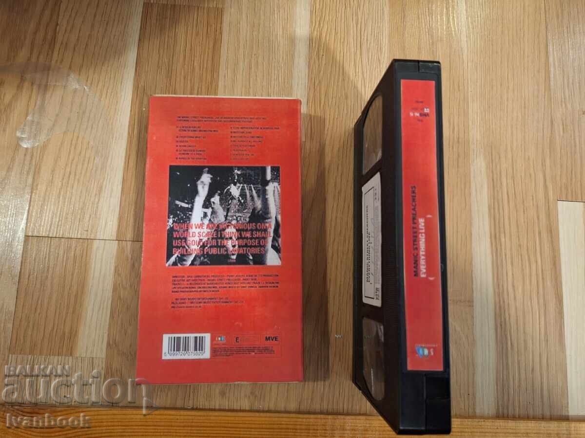 Licitație Casetă video VHS - Manic Street Preachers