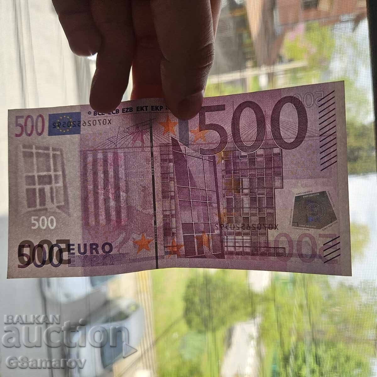 Livrarea Bancnotă 500 euro 2002 Germania Jean-Claude Trichet