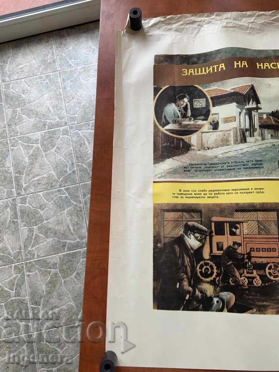 Livrarea PLANȘĂ EDUCAȚIVĂ MILITARĂ APĂRARE CIVILĂ - 98 X 70 CM
