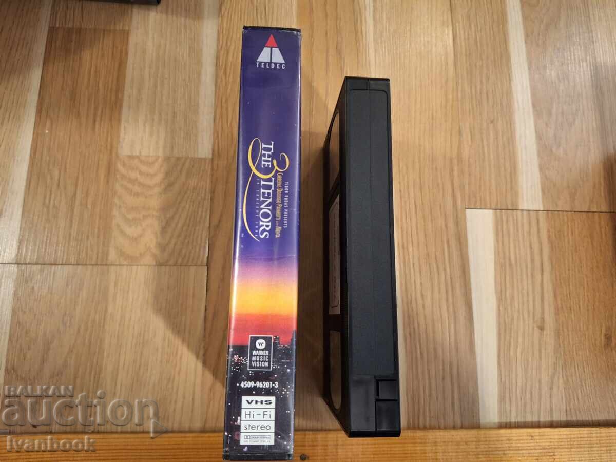 Caseta video VHS - Cei Trei Tenori cu preț € 3.50 | 6.85 BGN