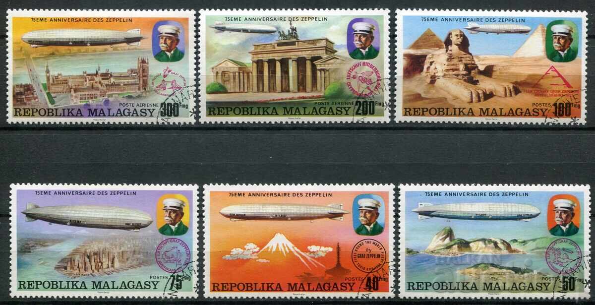 Madagascar 1976 CTO - Aviation, Airships