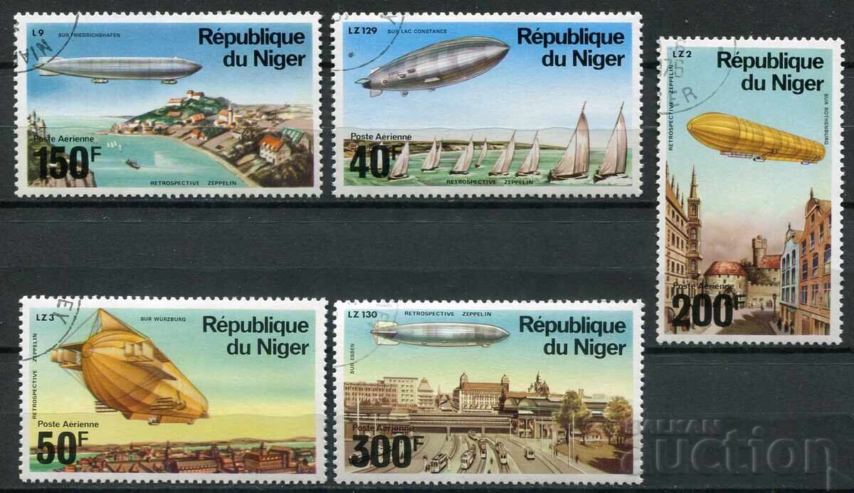 Niger 1976 CTO - Aviation, Airships