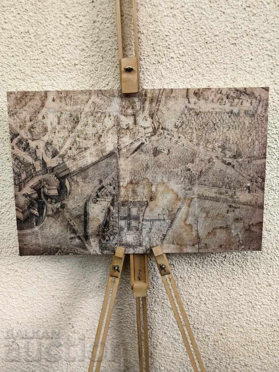 Copie mare de ÎNALTĂ CALITATE Gravură Renaștere Iluminism