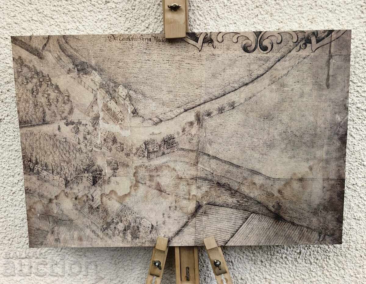 Copie mare de ÎNALTĂ CALITATE Gravură Renaștere Iluminism