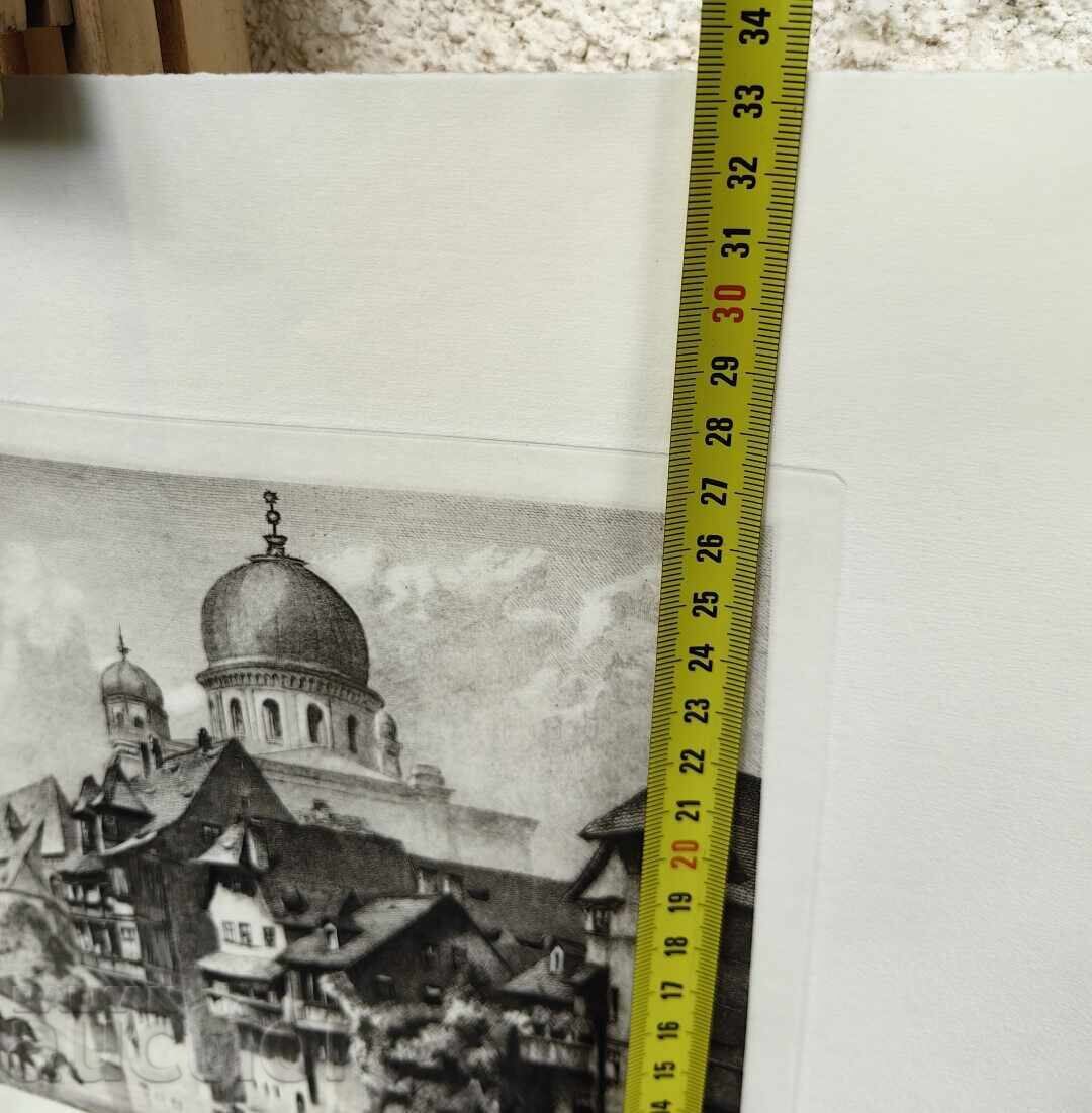 Delivery of Large HIGH-QUALITY copy Engraving Church Temple