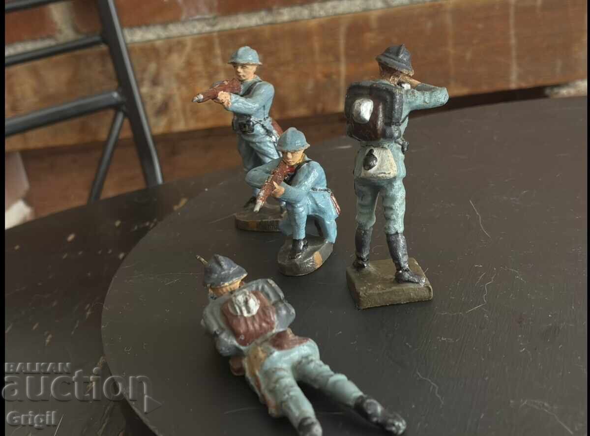 Licitație Figurine soldați. Primul Război Mondial. Francezi Licitație Figurine soldați. Primul Război Mondial. Francezi