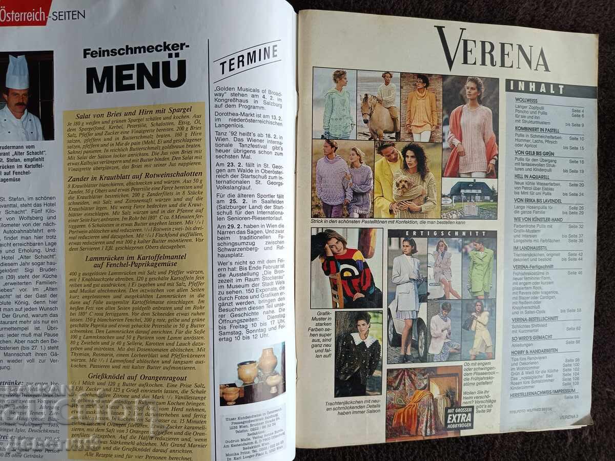 Livrarea Revista "Verena" - Nr. 2, 1992
