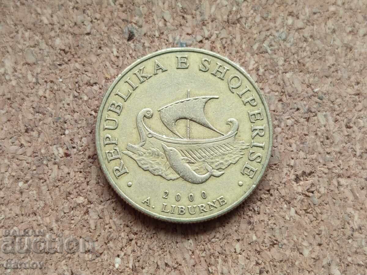 Albania 20 lek, 2000 cu preț € 0.75 | 1.47 BGN