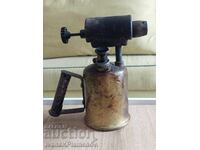 Vintage socialist-era bronze gasoline blowtorch for connoisseurs