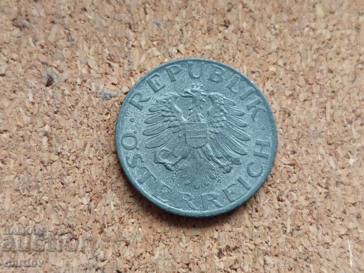Austria 5 groși, 1973 cu preț € 0.35 | 0.68 BGN