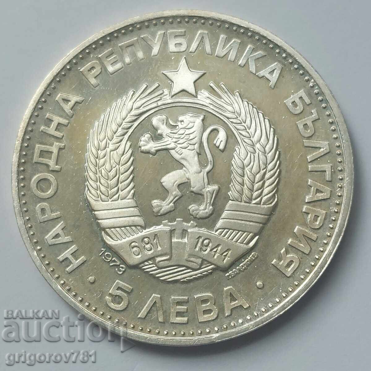 5 leva argint 1973 Vasil Levski - monedă de argint #3 cu preț € 49.00 | 95.84 BGN