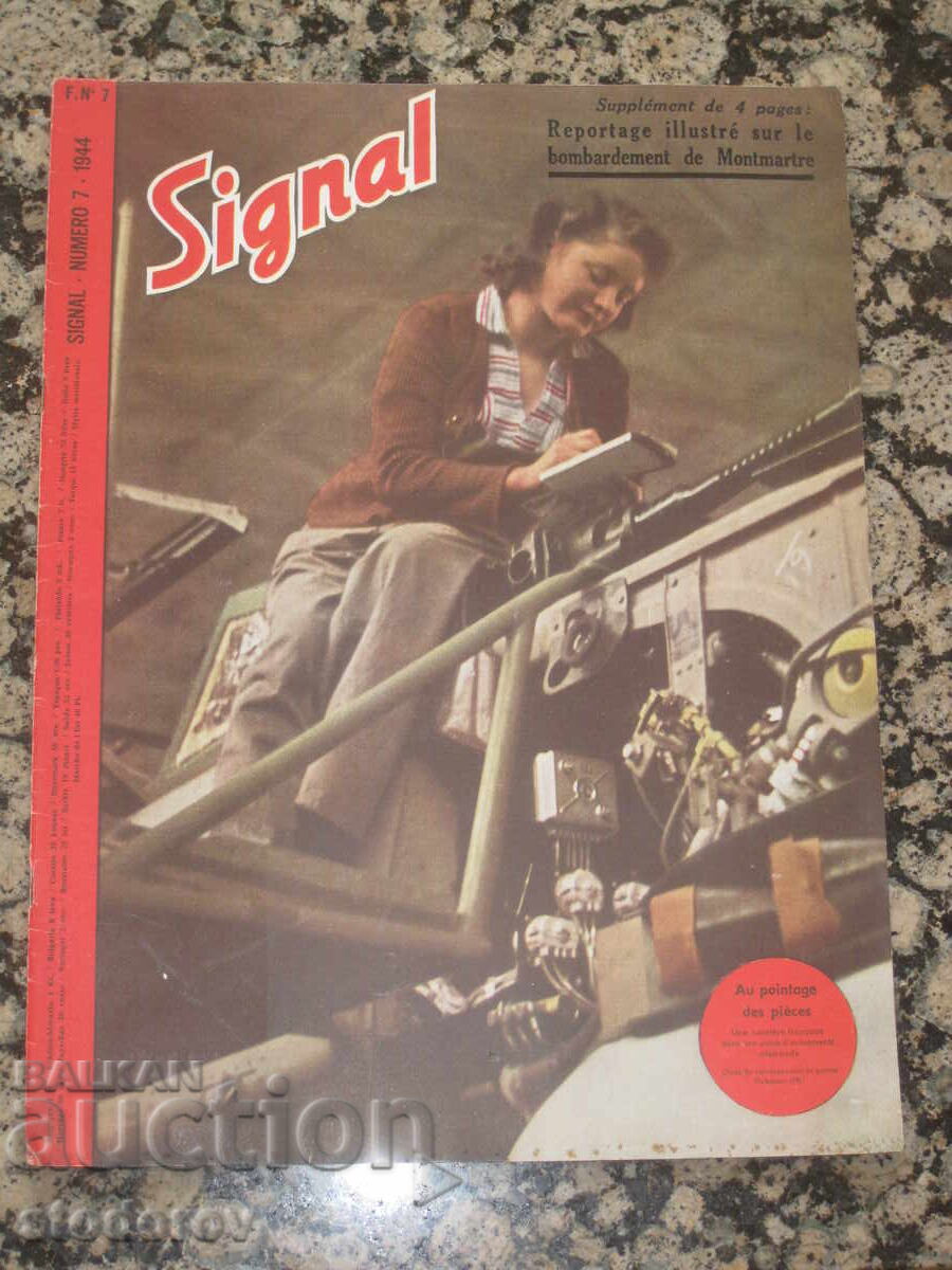 Spisanie Signal. № 7 / 1944 g. Frenski Signalŭ 7 / 1944
