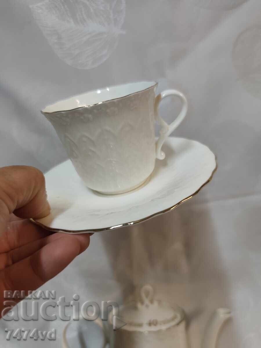 Extremely sophisticated new Bononia bone china dinner set - 6
