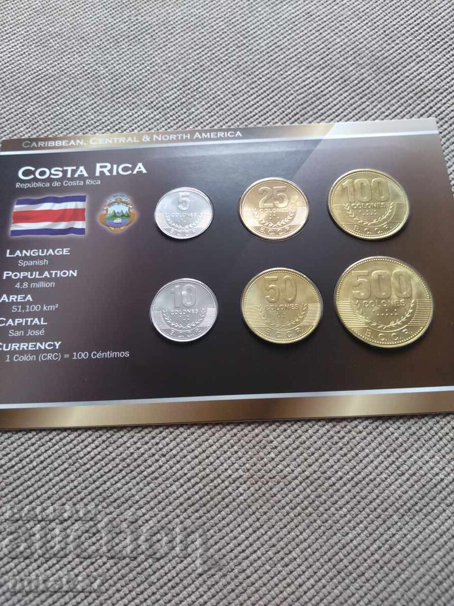 Set de monede din Costa Rica