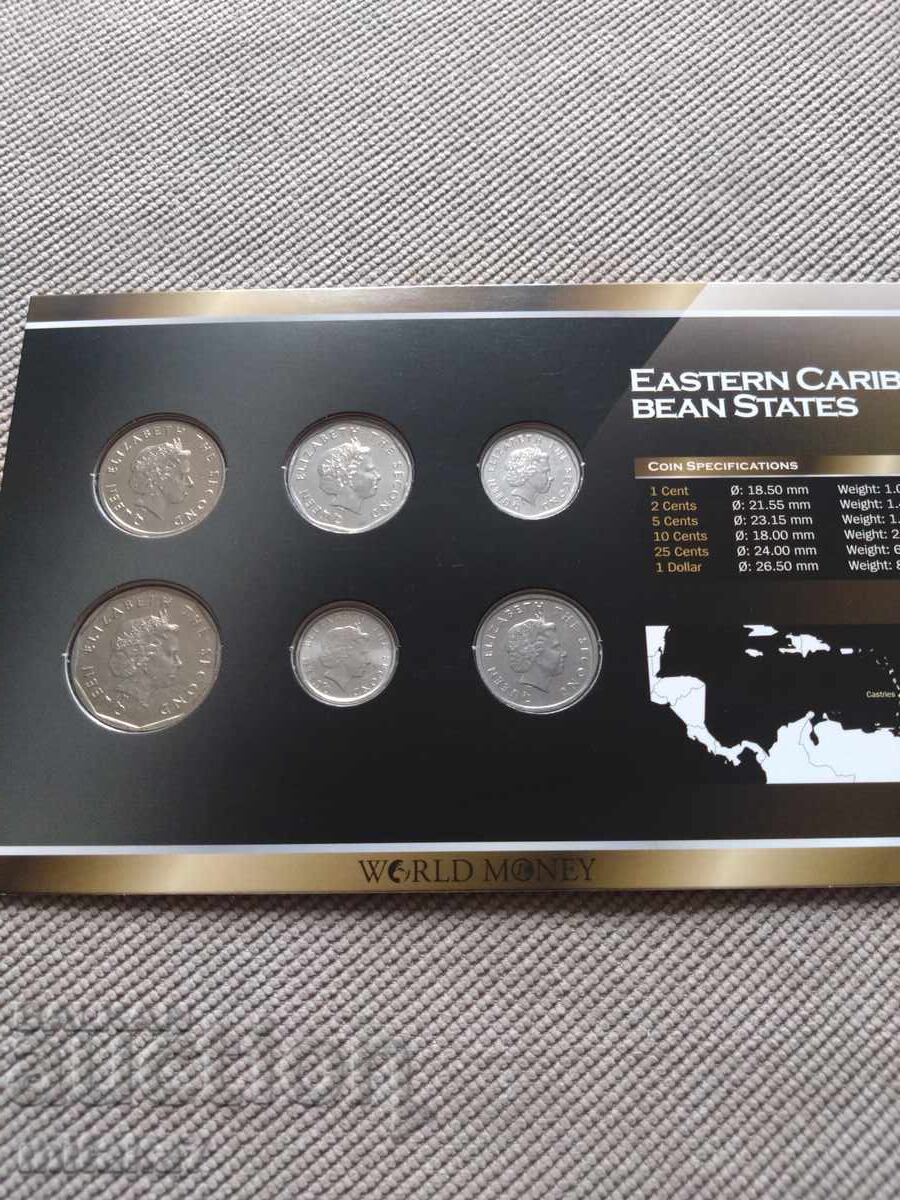 Licitație Set monede Caraibe de Est