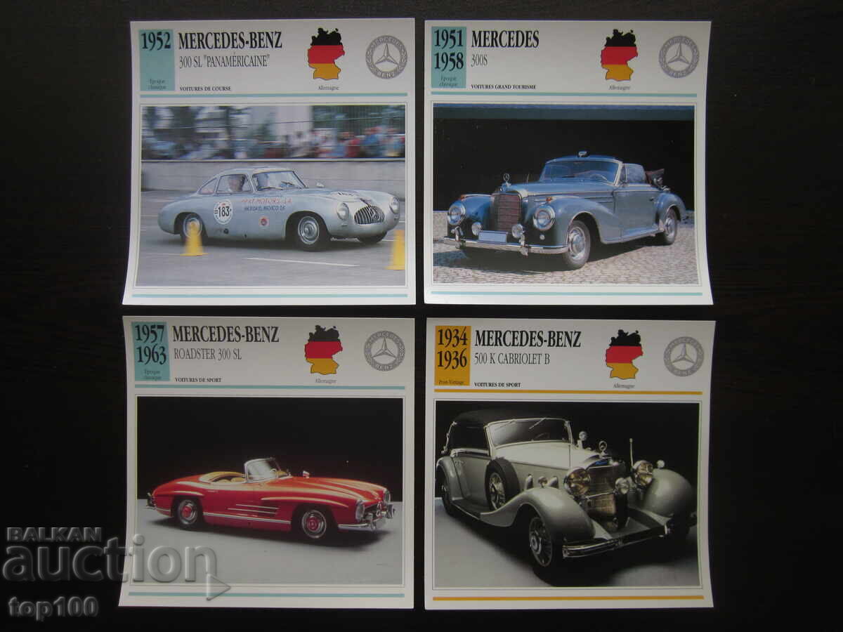 LOT CARDURI DE COLECȚIE MERCEDES BZC !!!
