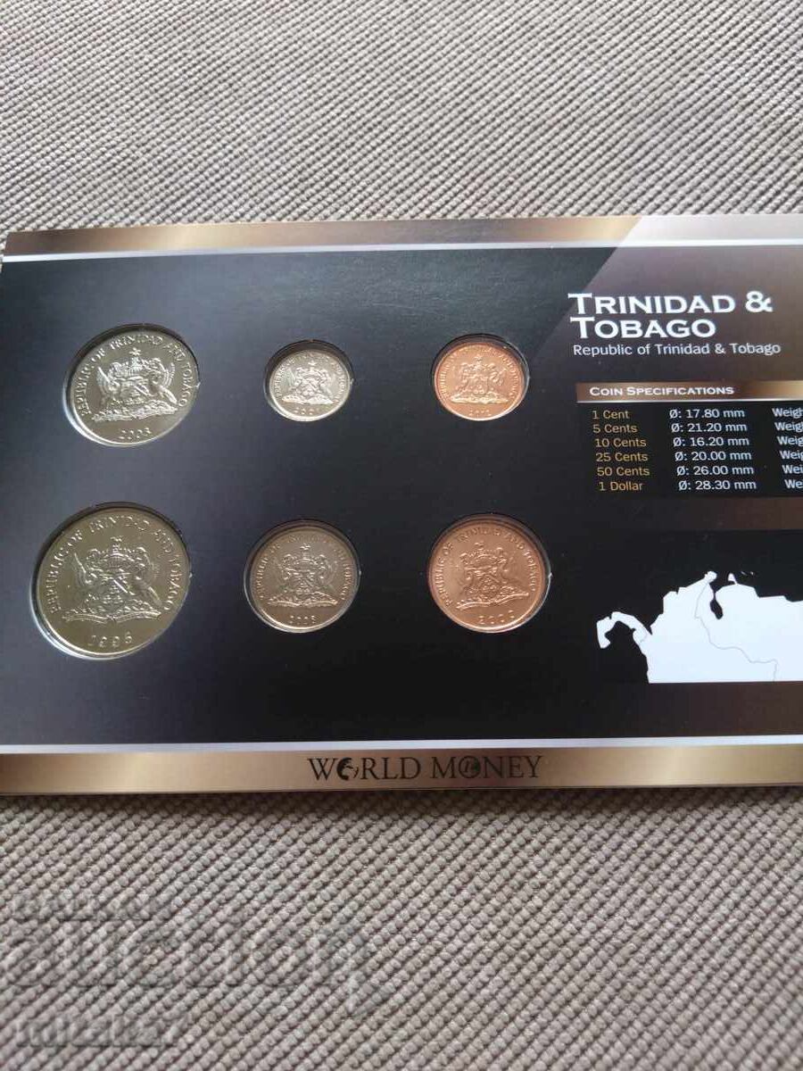 Auction  Set of coins Trinidad and Tobago