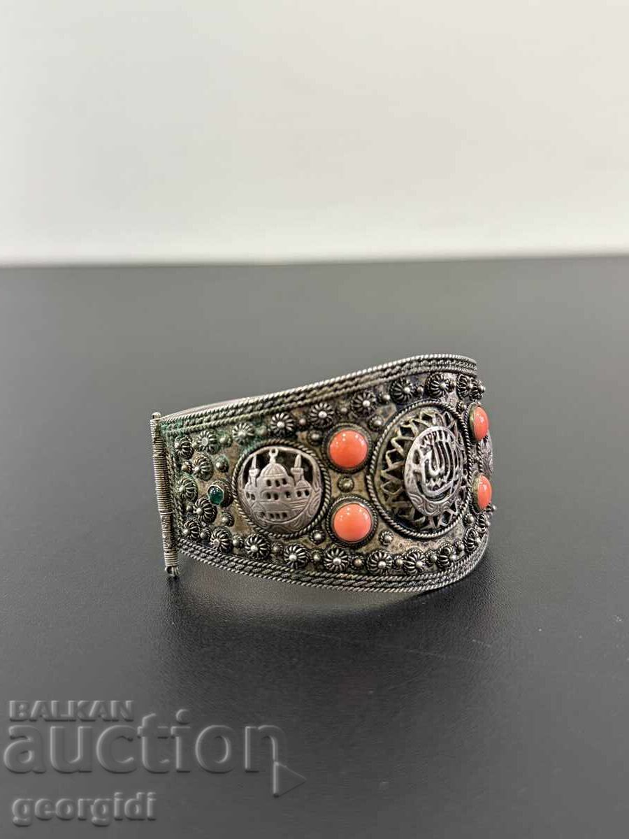 Bijuterie din argint / brățară - otomană / arabă. Nr. 8156 cu preț € 215.00 | 420.50 BGN