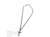 Cruciuliță metalică clasică cu lănțișor (1.4)