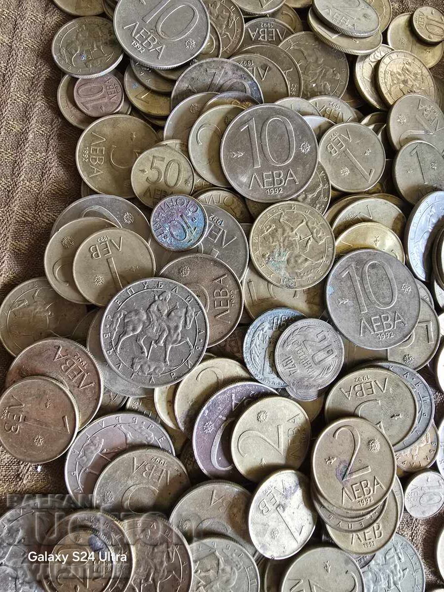 185 buc. Monede bulgărești de cenți. Lichidare. BZC. Vizualizați