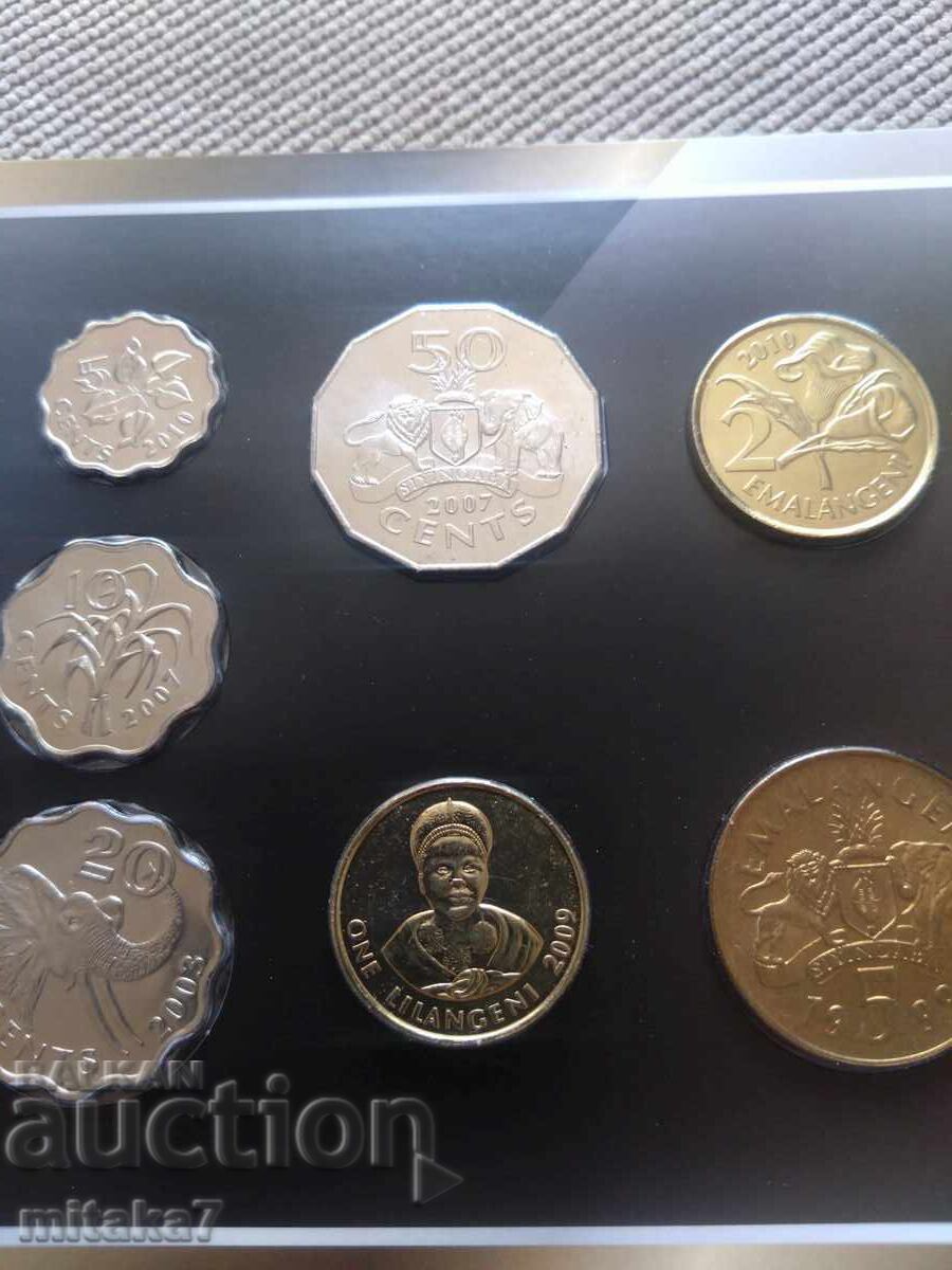 Σετ νομισμάτων της Σουαζιλάνδης με τιμή € 10.50 | 20.54 BGN