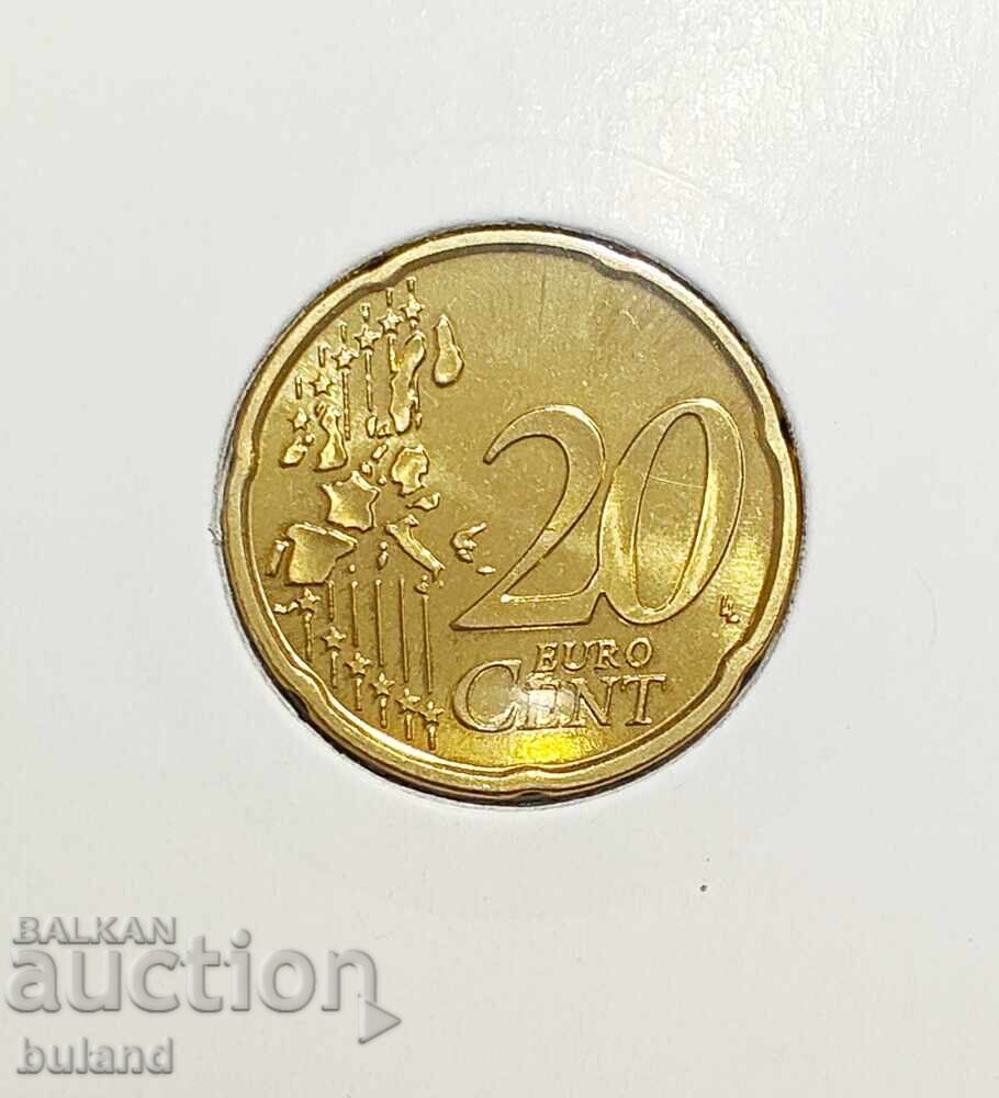 Finlanda UNC Monedă Euro 20 Cenți 2002 Euro Cent Finlanda cu preț € 4.50 | 8.80 BGN