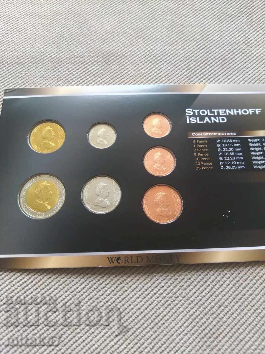 Auction Stoltenhoff Island coin set Auction Stoltenhoff Island coin set