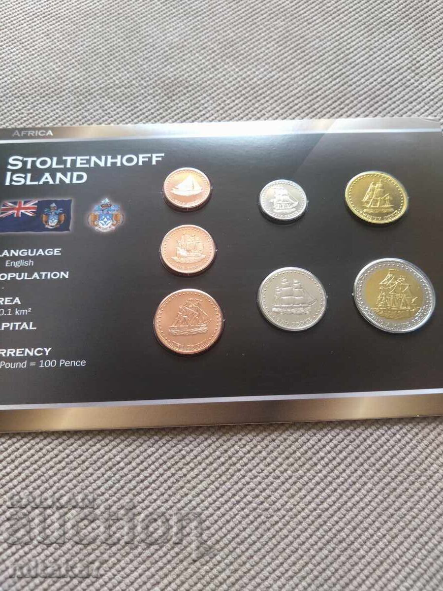 Stoltenhoff Island coin set Stoltenhoff Island coin set