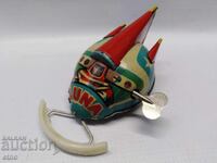 MECHANICAL TIN SOCIAL TOY WITH KEY - "LUNA", LUNA
