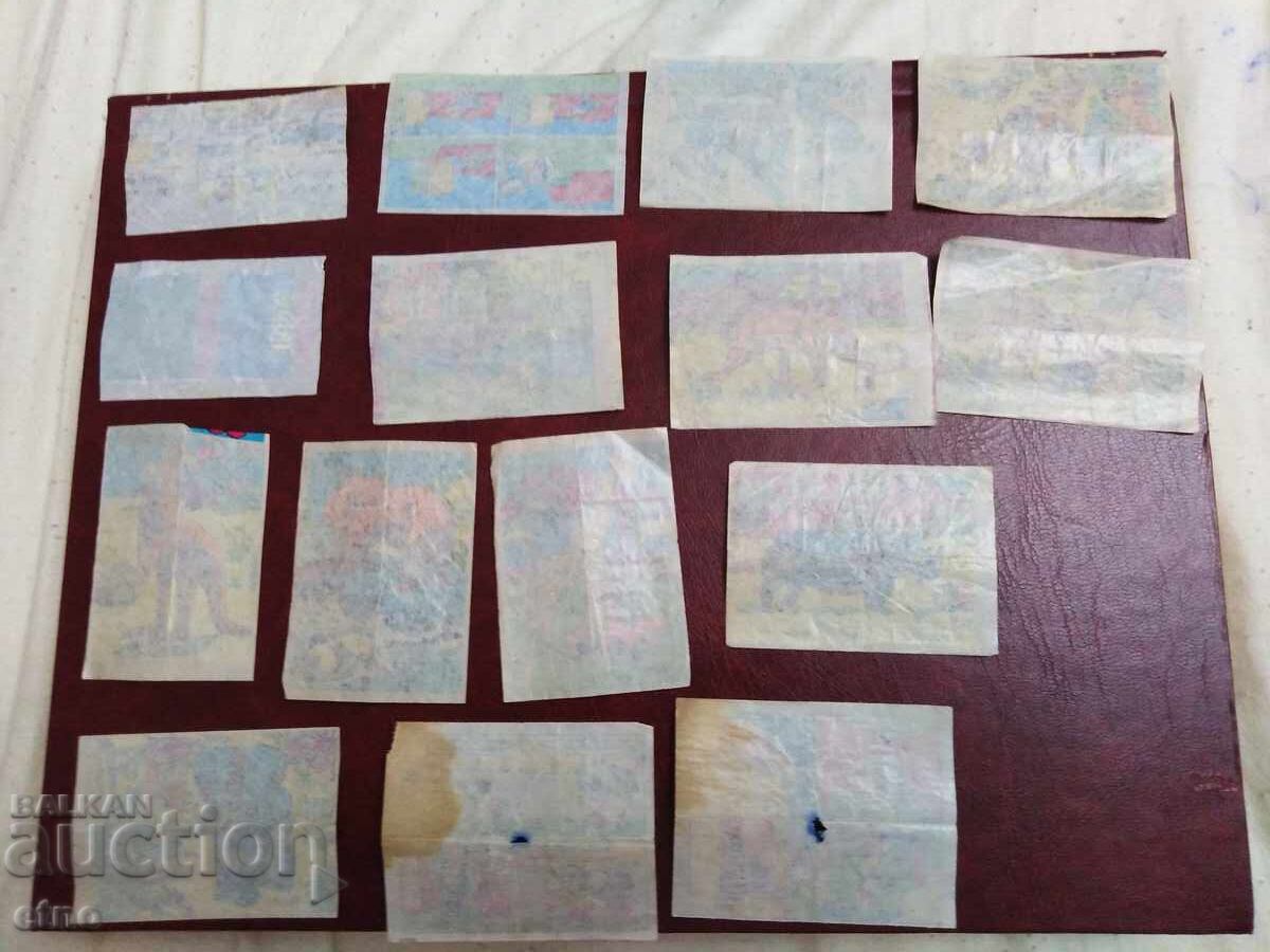 15 pcs. SOCIALIST PICTURE CARDS FROM BULGARIAN GUMS IDEAL AND OTHERS - 5