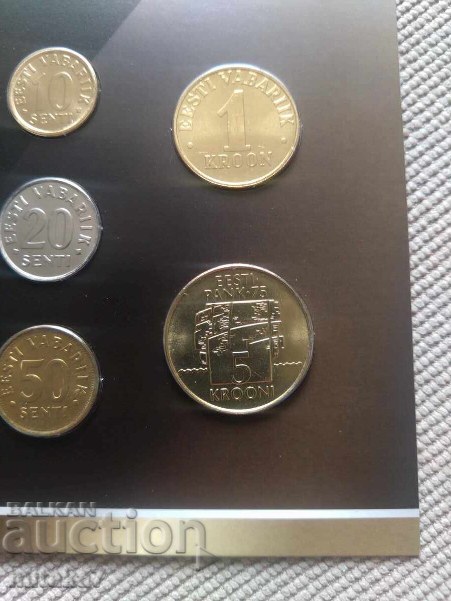 Set de monede Estonia cu preț € 7.50 | 14.67 BGN