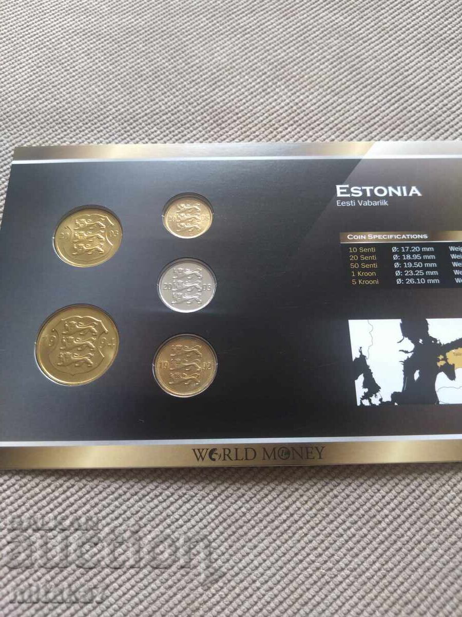 Licitație Set de monede Estonia