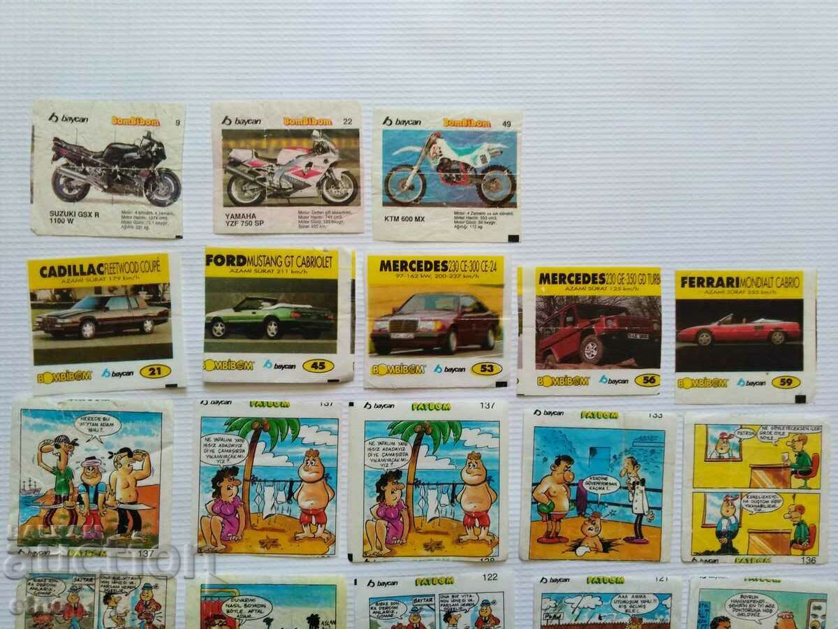 34 buc. POZE SOCIAL GUM cu preț € 0.01 | 0.02 BGN