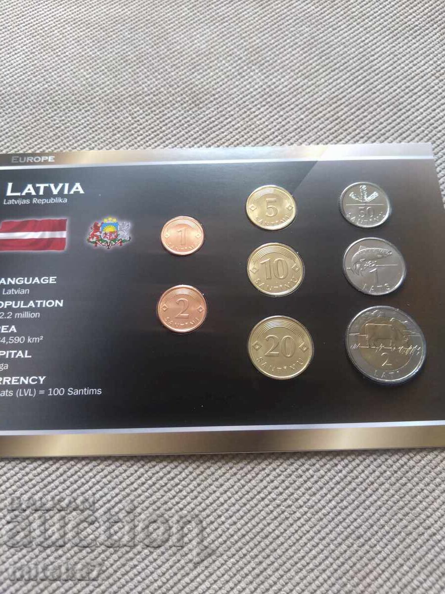 Set monede Letonia