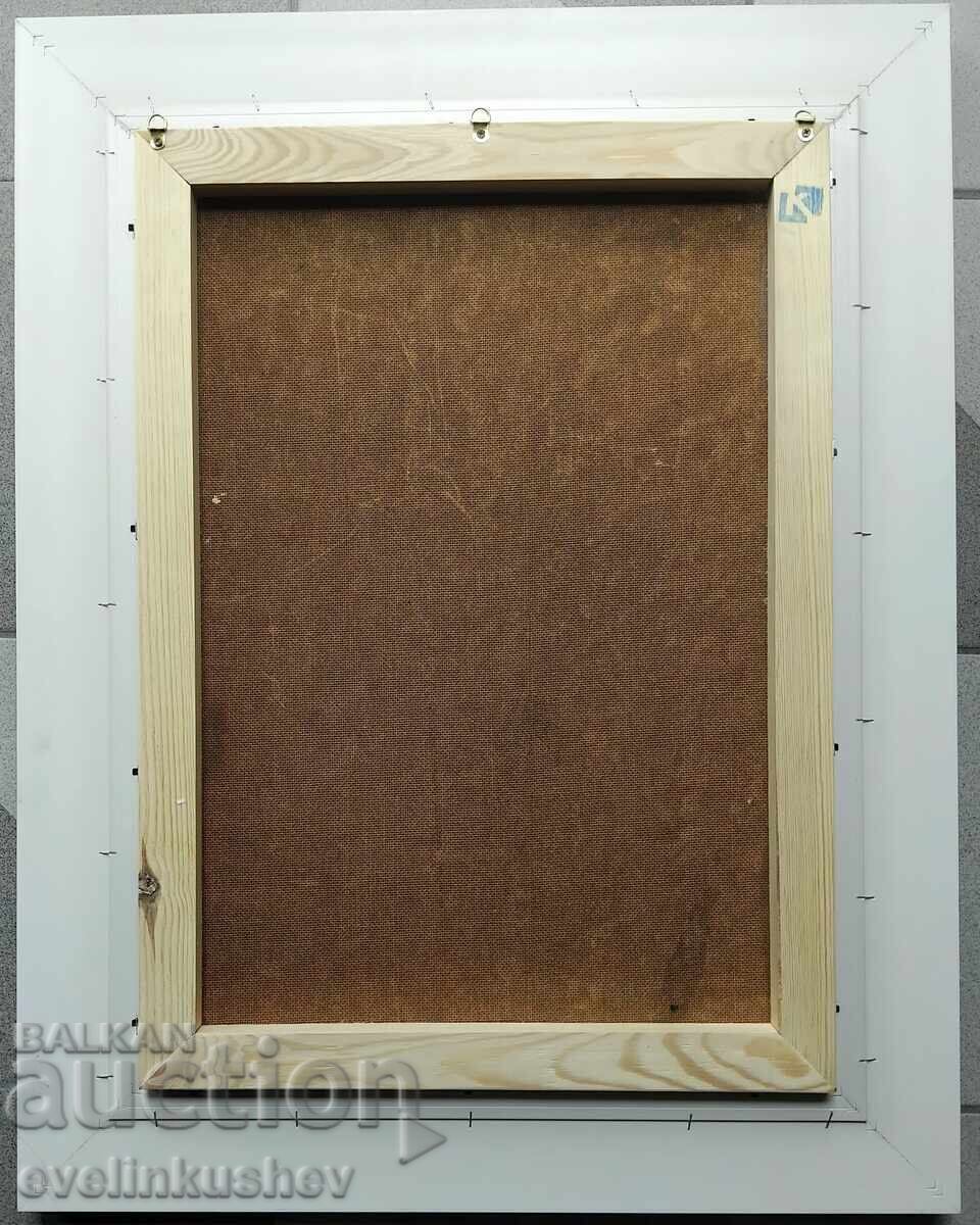 Pictură în ulei de Knut Norman realizată pe placaj (fașer) - 7