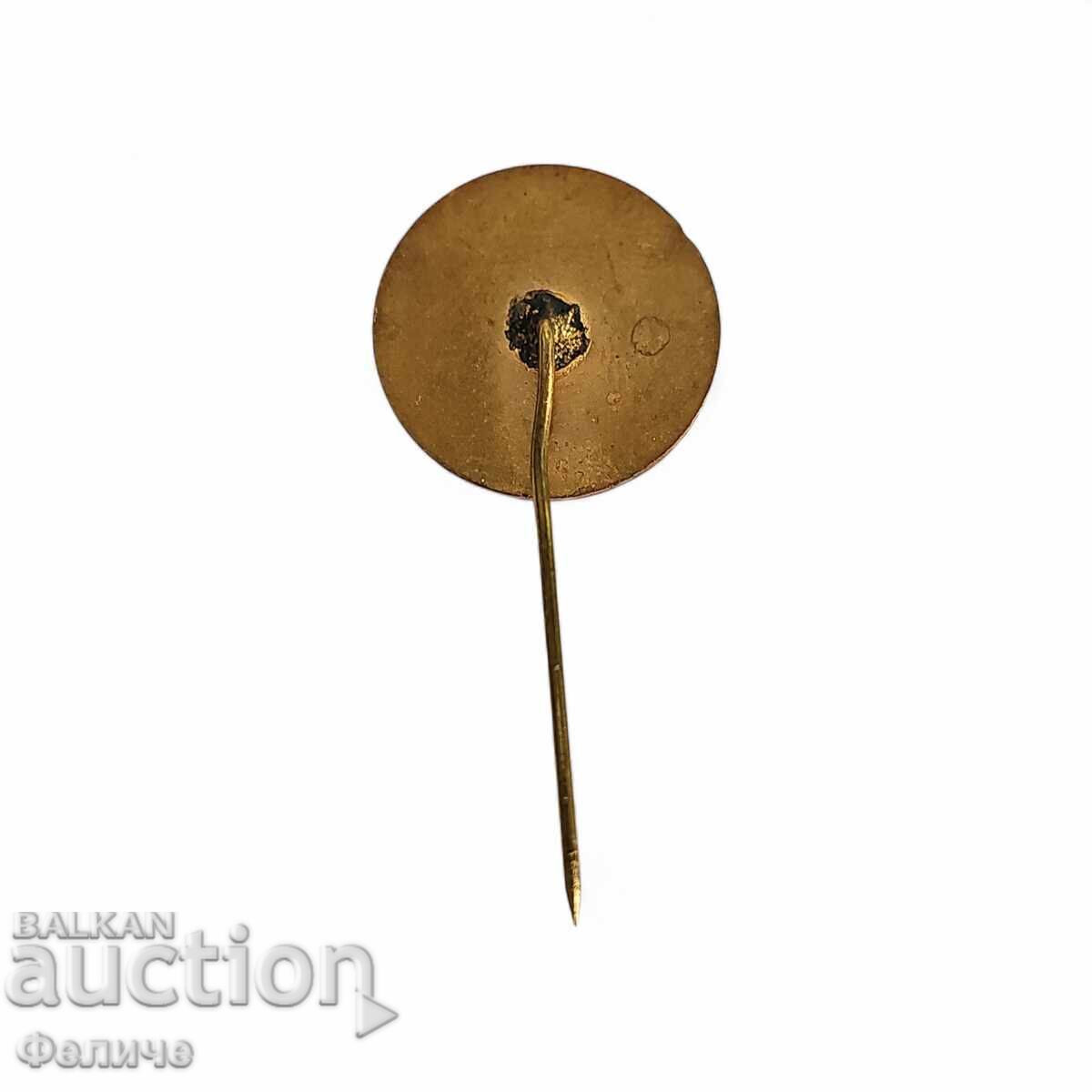 Auction  Bulgarian socialist badge, emblem - TOLBUKHIN and "GET TO KNOW YOUR NATIVE LAND"