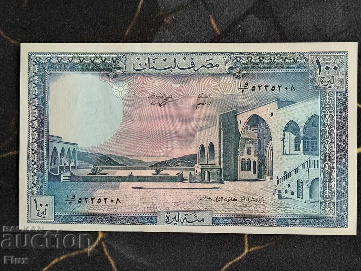 Bancnotă - Liban - 100 livres UNC | 1988