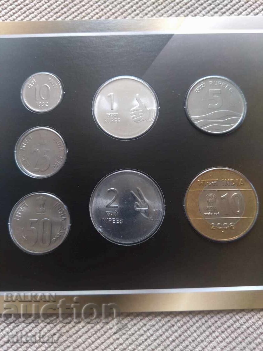 Σετ νομισμάτων Ινδία με τιμή € 8.50 | 16.62 BGN Σετ νομισμάτων Ινδία με τιμή € 8.50 | 16.62 BGN