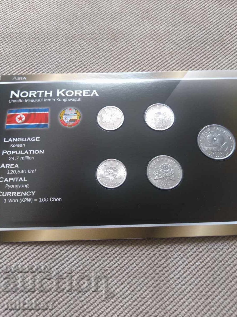 Set monede Coreea de Nord