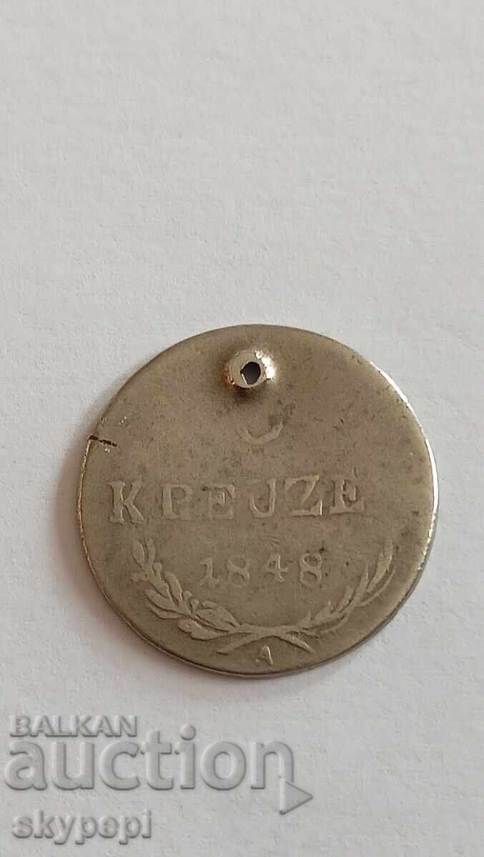 6 creițari 1848 Franz Joseph I