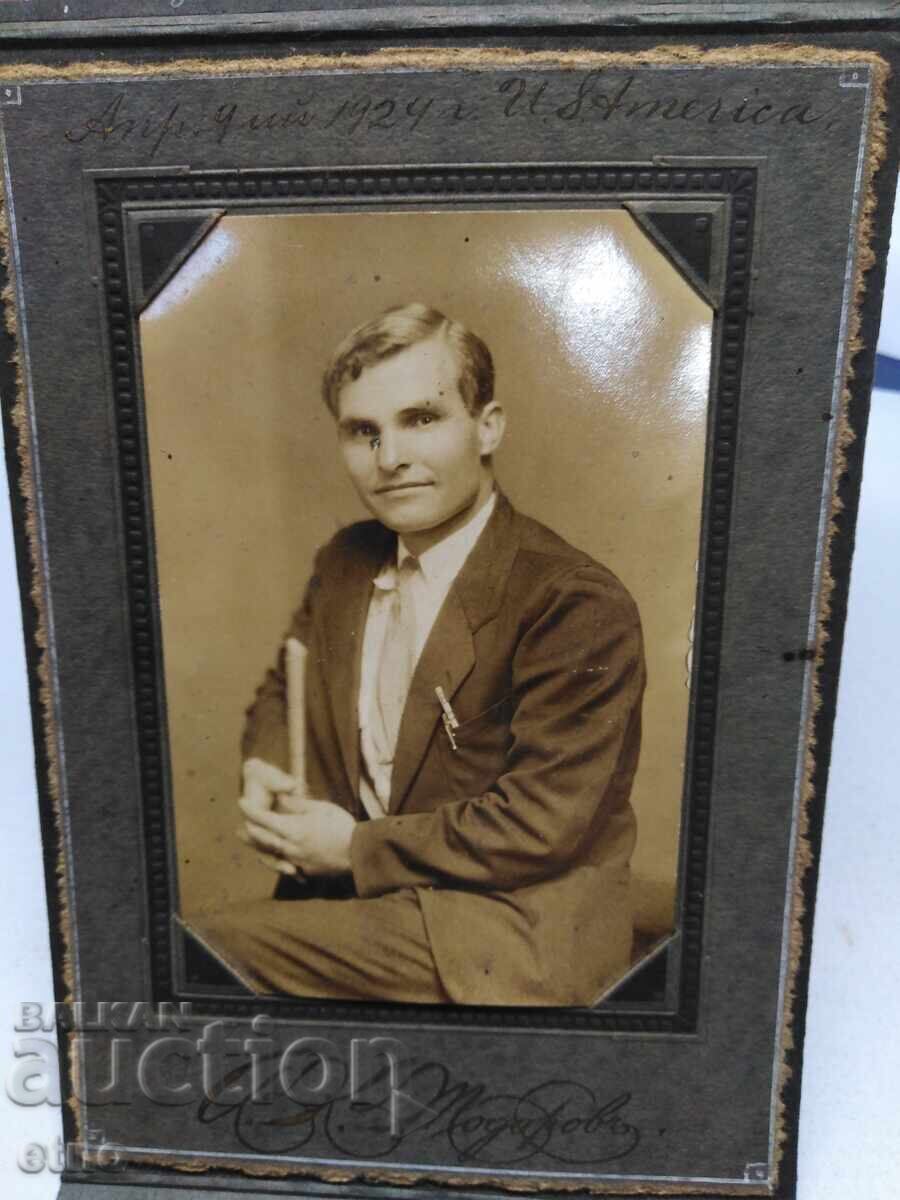 1929 Tsar's Photo, Cardboard, Bulgarian in America
