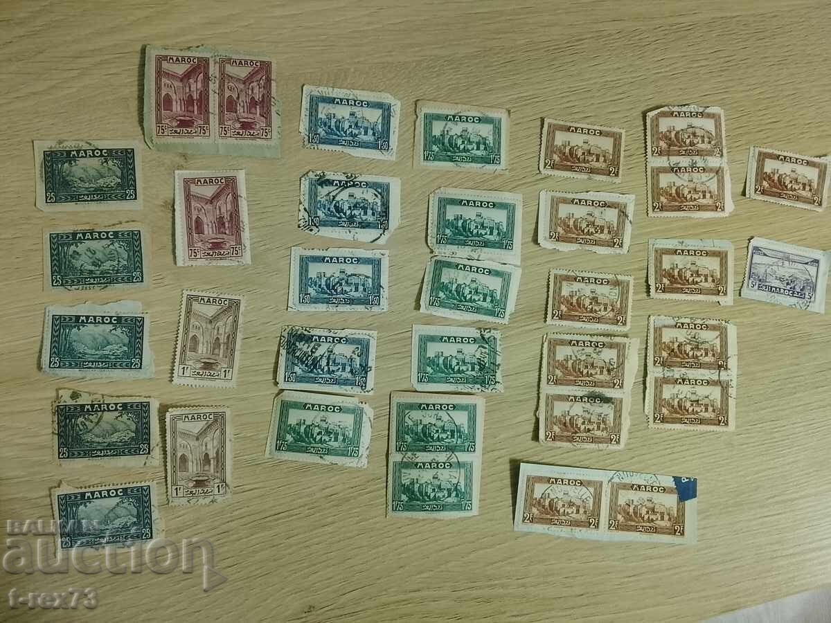 Lot timbre Maroc - 5