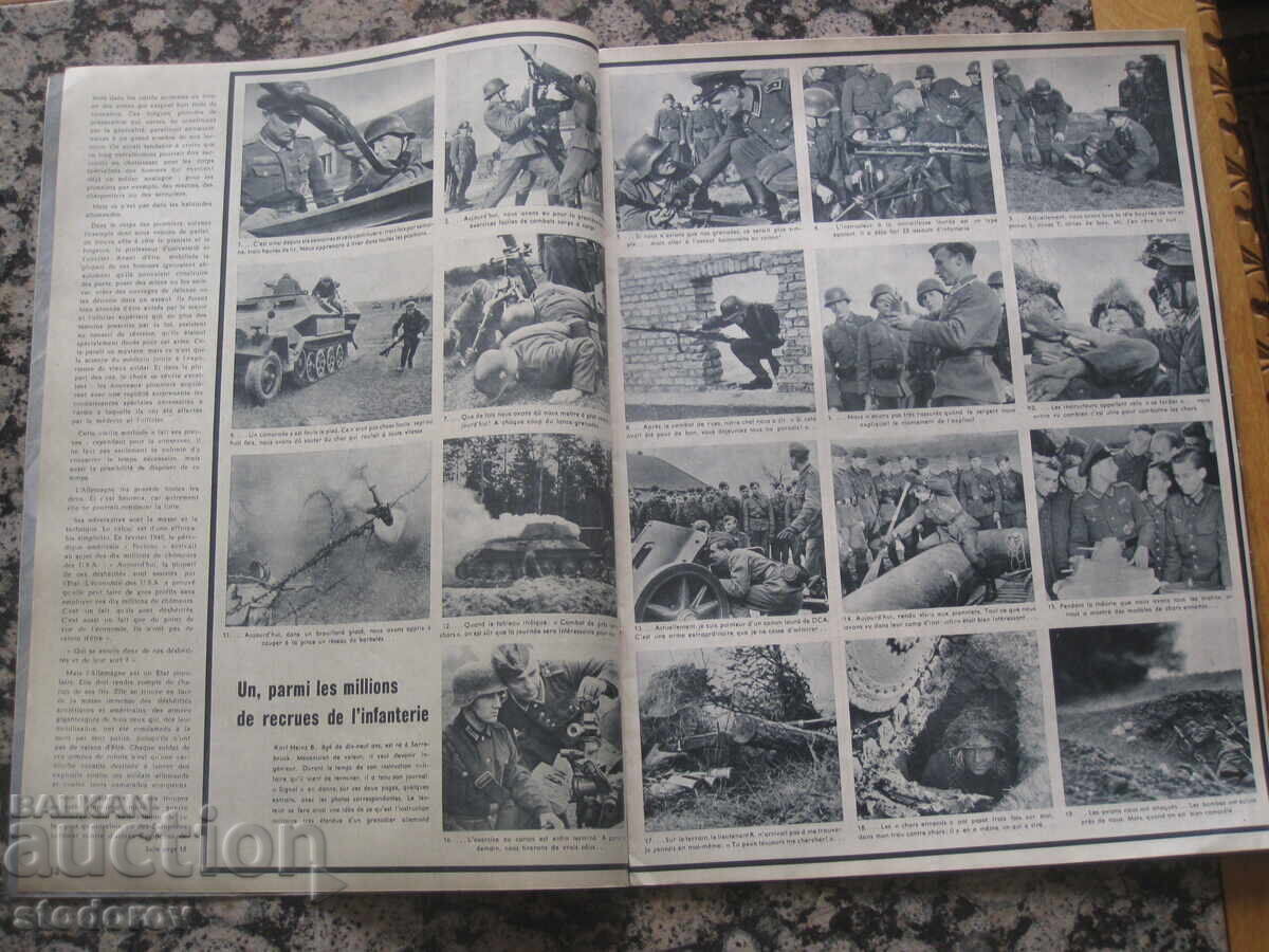 Licitație Revista Signal. Nr. 4 / 1944. Signal francez 4 / 1944