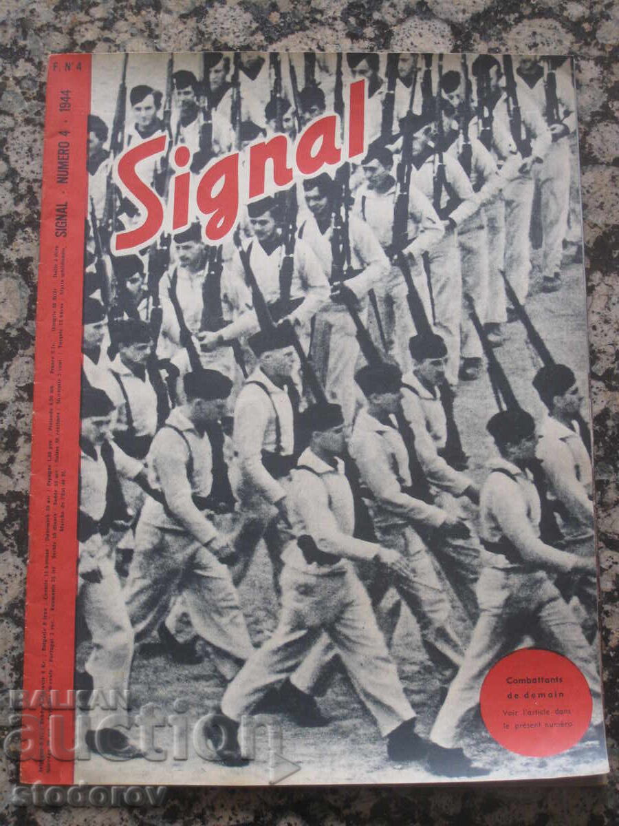 Revista Signal. Nr. 4 / 1944. Signal francez 4 / 1944