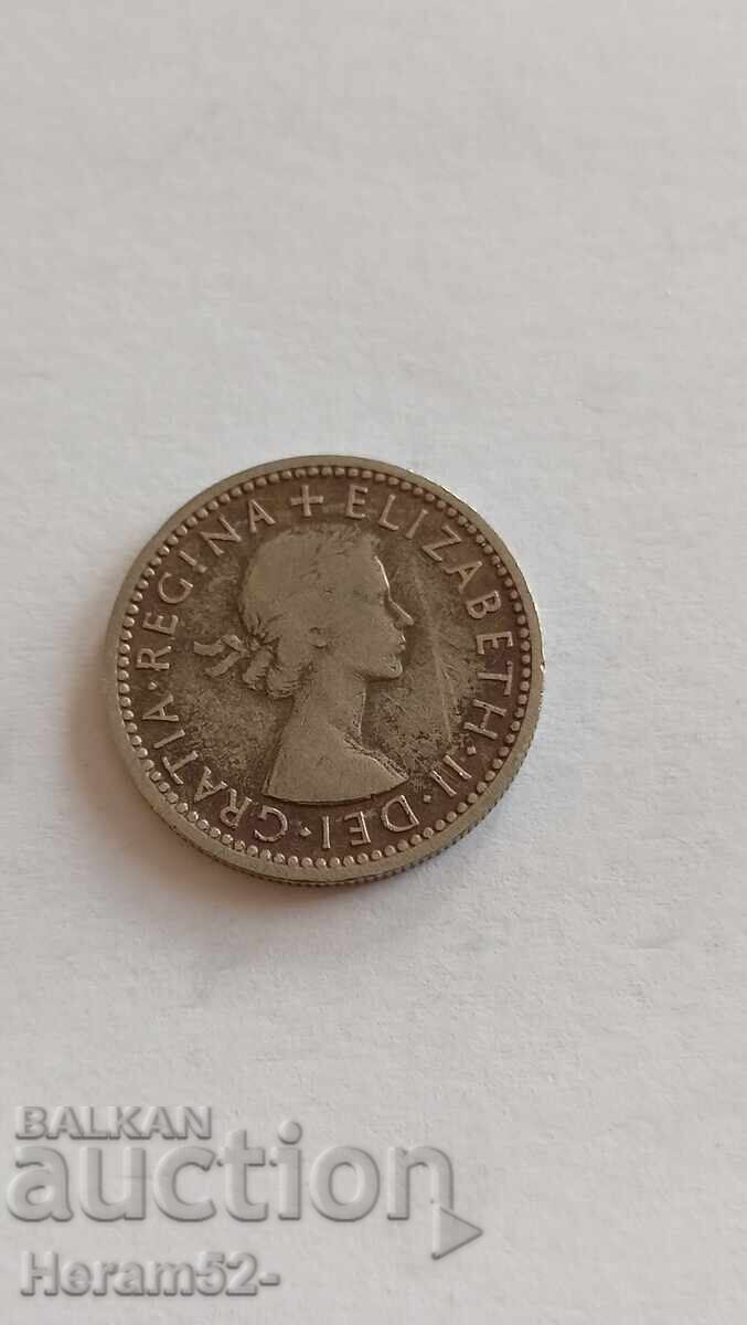 6 pence 1959 Elisabeta a II-a cu preț € 1.50 | 2.93 BGN 6 pence 1959 Elisabeta a II-a cu preț € 1.50 | 2.93 BGN
