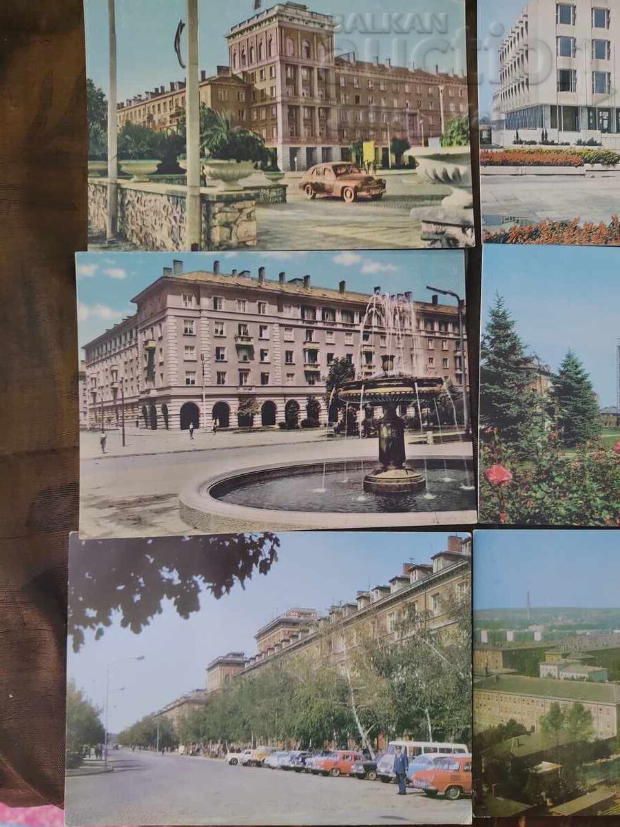 Delivery of 9 postcards - Dimitrovgrad - collages and BZC views from 1 cent