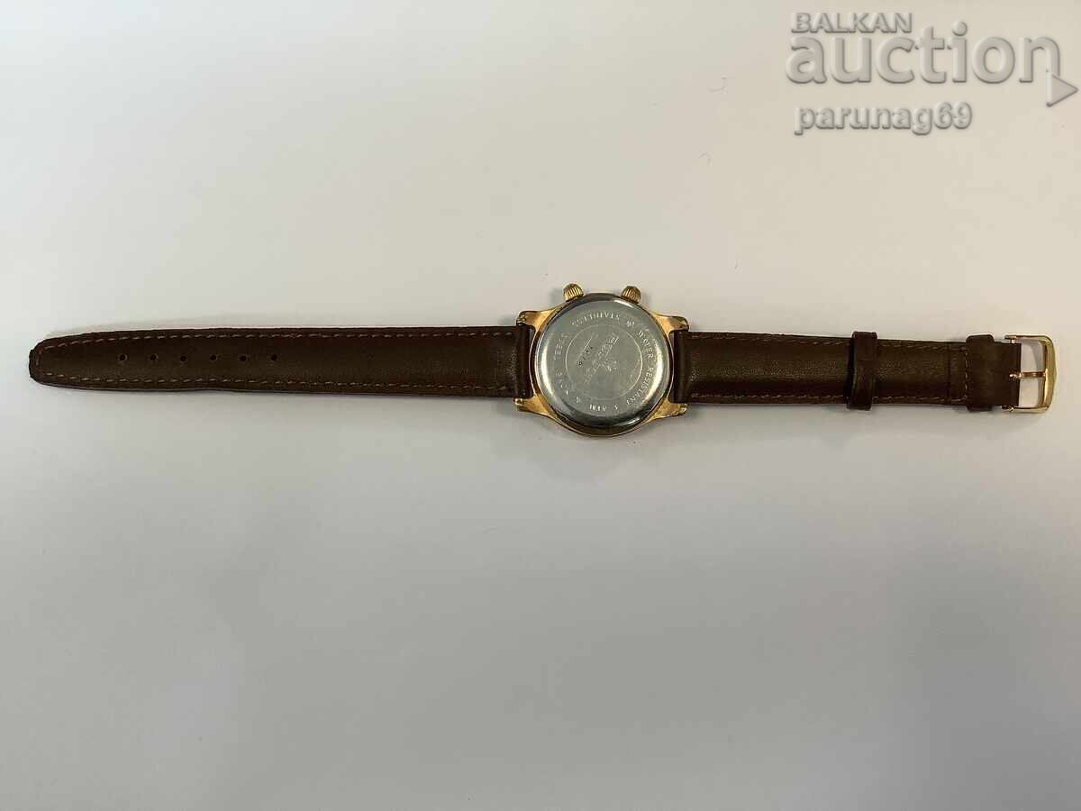Ceas vintage URSS (POLJOT) ALARMĂ 18 rubine - 5
