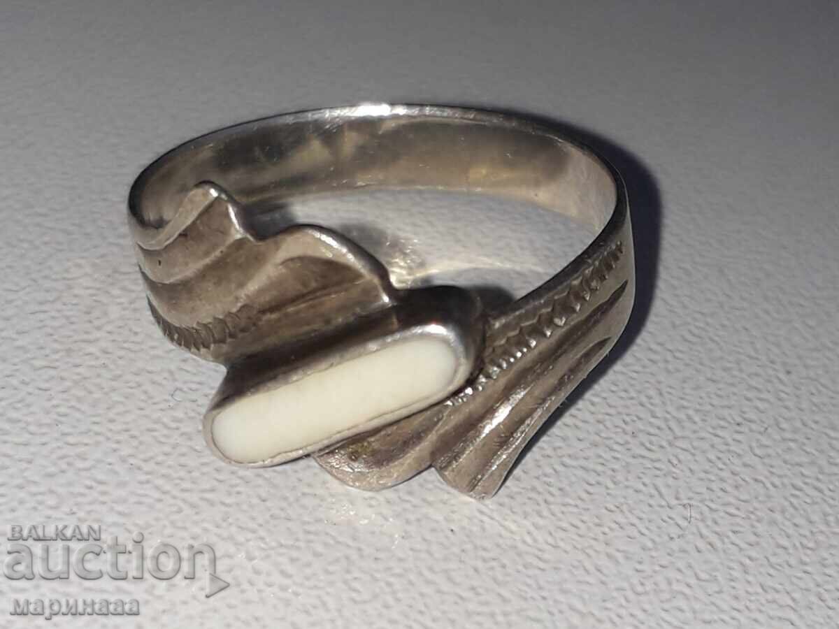 OLD RING. 925 SILVER, MOTHER OF PEARL with price € 5.00 | 9.78 BGN